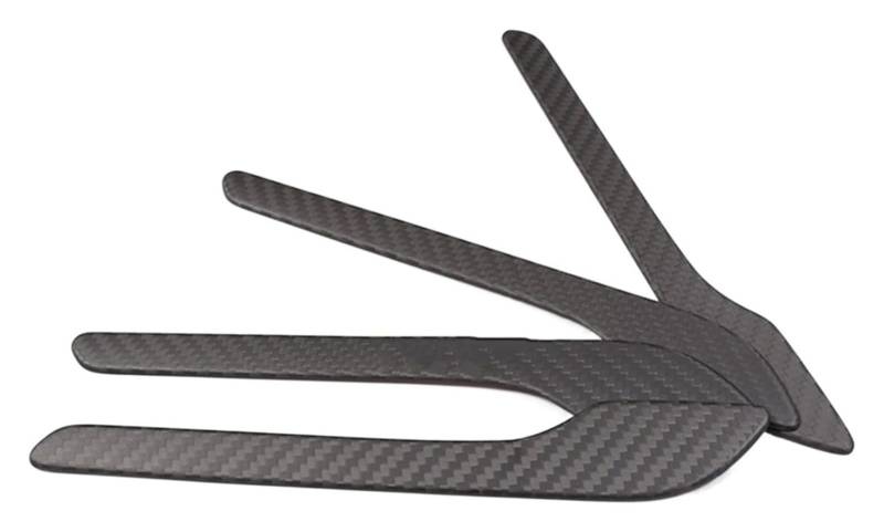 Auto Außentürgriff Kappen Für Modell 3 2017-2019 Auto Styling Seite Türgriff Abdeckung Trim Molding Zubehör(Matte Carbon) von QGMKMVZZBK