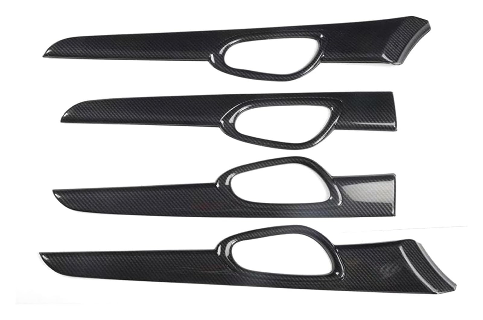 Auto Außentürgriff Kappen Für N&issan Für Sentra Für SYLPHY 2012-2019 LHD Auto Innentürgriff Dekoration Streifen Trim Styling Zubehör 4 Stück(1) von QGMKMVZZBK