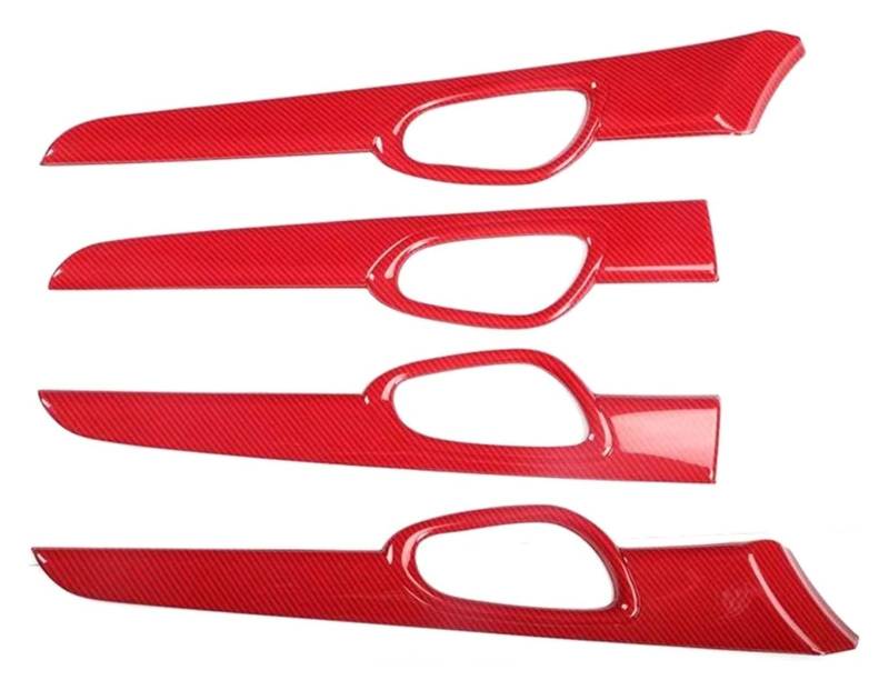 Auto Außentürgriff Kappen Für N&issan Für Sentra Für SYLPHY 2012-2019 LHD Auto Innentürgriff Dekoration Streifen Trim Styling Zubehör 4 Stück(2) von QGMKMVZZBK