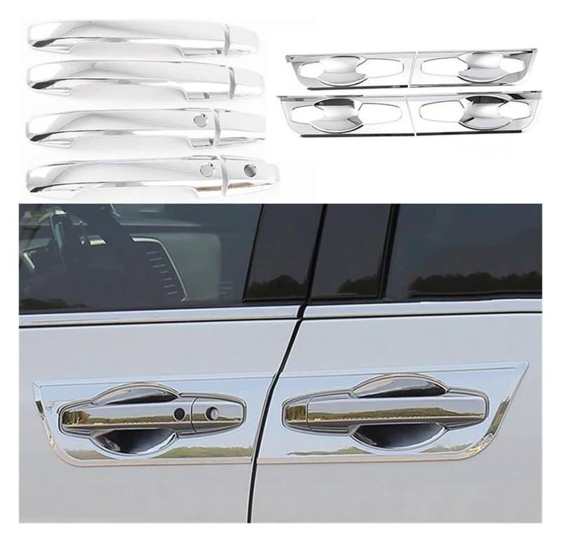 Auto Außentürgriff Kappen Für Odyssey 2016-2021 Chrom Auto Seite Türgriff Abdeckungen Trim Aufkleber Auto Außen Styling Zubehör(Package B) von QGMKMVZZBK