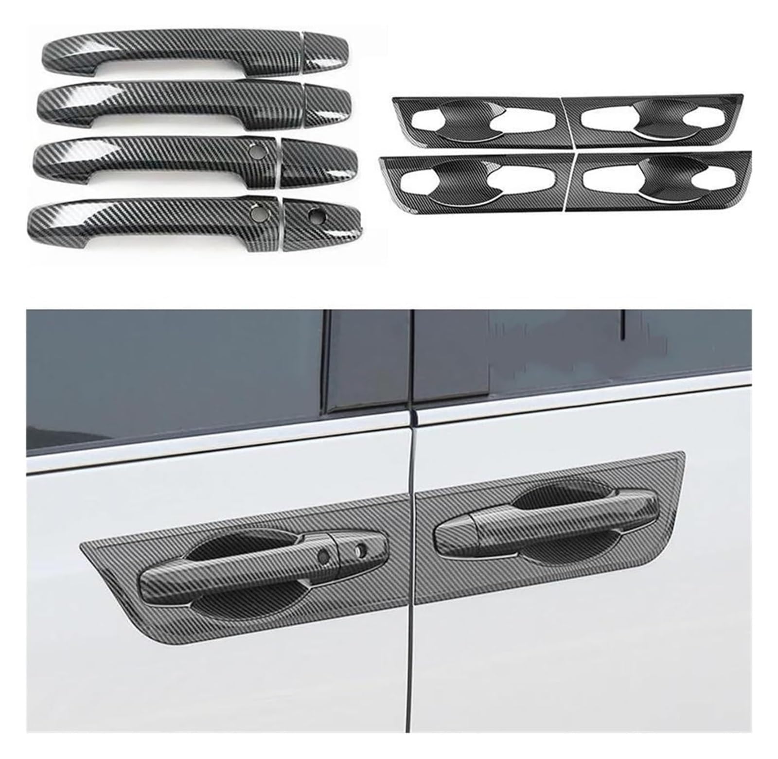 Auto Außentürgriff Kappen Für Odyssey 2016-2021 Chrom Auto Seite Türgriff Abdeckungen Trim Aufkleber Auto Außen Styling Zubehör(Package a) von QGMKMVZZBK