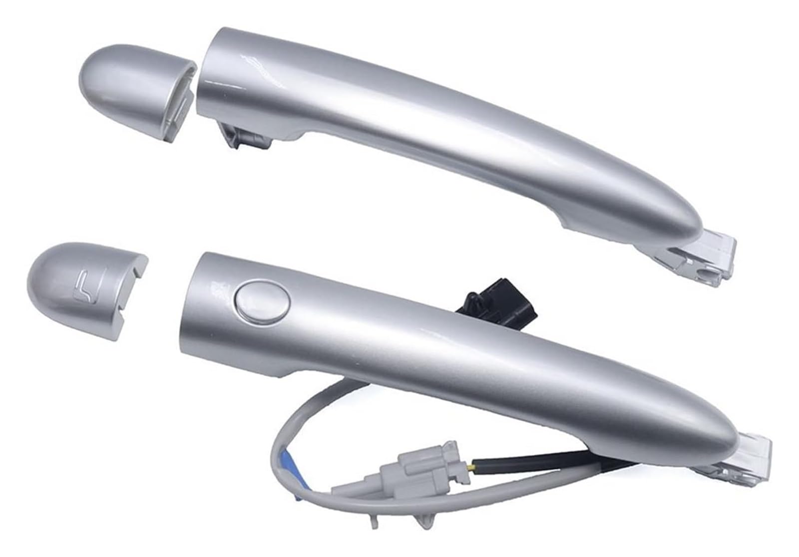 Auto Außentürgriff Kappen Für R&enault Für M&EGANE 2 Für Koleos Für Espace IV 80611-JZ00 80640-JY01B 80647-JY01A Außentürgriff Smart Entry(5) von QGMKMVZZBK