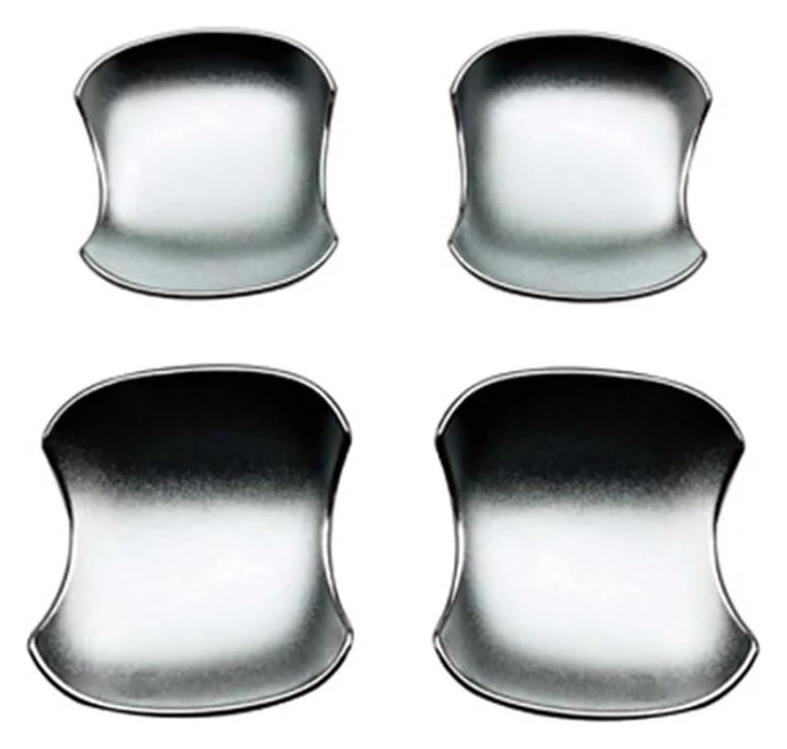 Auto Außentürgriff Kappen Für T&oyota Für Alphard Für Vellfire 40 Serie 2023 2024 Auto Styling Außentür Griff Abdeckung Türgriff Bowl Trim(Silver Door Bowl) von QGMKMVZZBK