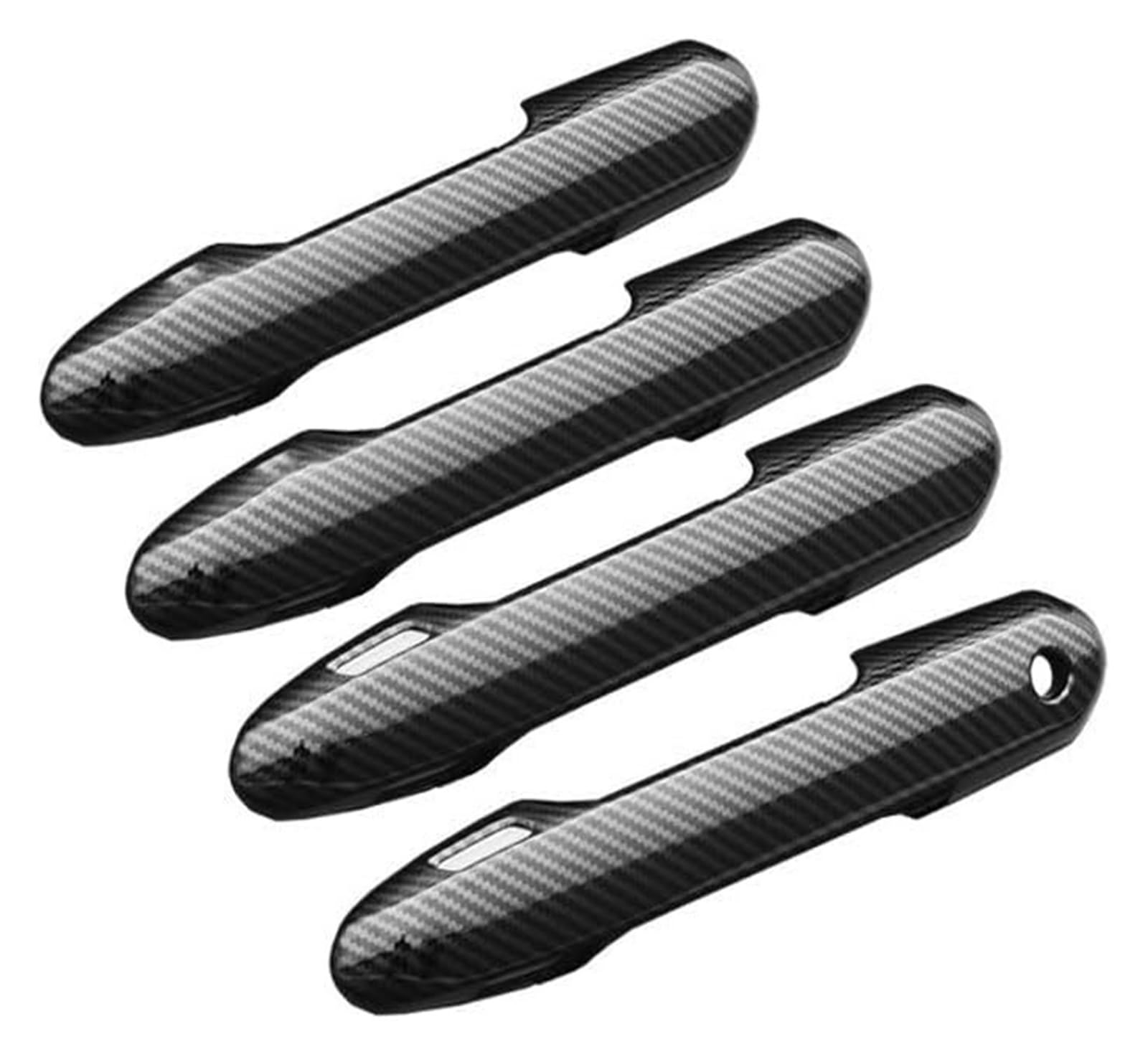 Auto Außentürgriff Kappen Für T&oyota Für RAV4 Refit 2020 2021 Außentür Griff Aufkleber Tür Schüssel Griff Abdeckung Trim Aufkleber(Handle 4pcs) von QGMKMVZZBK