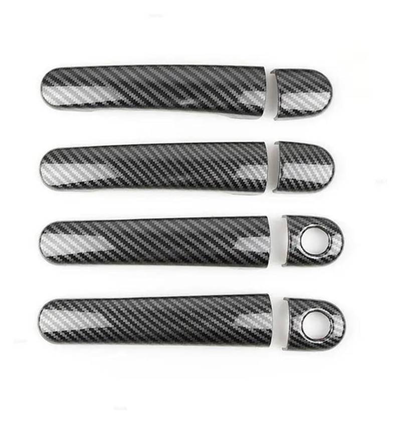 Auto Außentürgriff Kappen Für VW Für G&olf 4 Für J&etta Für B&ORA MK4 Für Kaninchen A4 1J Für P&assat B5 Für Polo Für Lupo 1996-2006 Außentürgriffabdeckungen Trim(Carbon,A) von QGMKMVZZBK