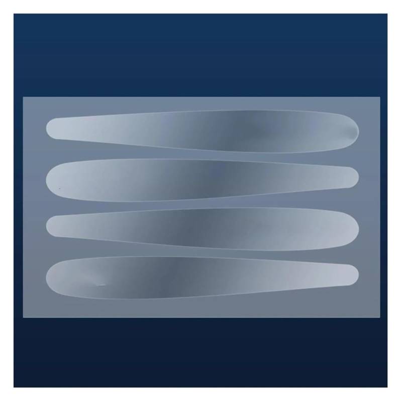 Auto Außentürgriff Kappen Für Volvo V40 V60 V90 XC40 XC60 XC90 S60 S90 C50 C70 Für Rdesign Auto PVC Anti-scratch Schutz Film Tür Griff Bowl Trim Aufkleber(Clear B-4pcs 1) von QGMKMVZZBK