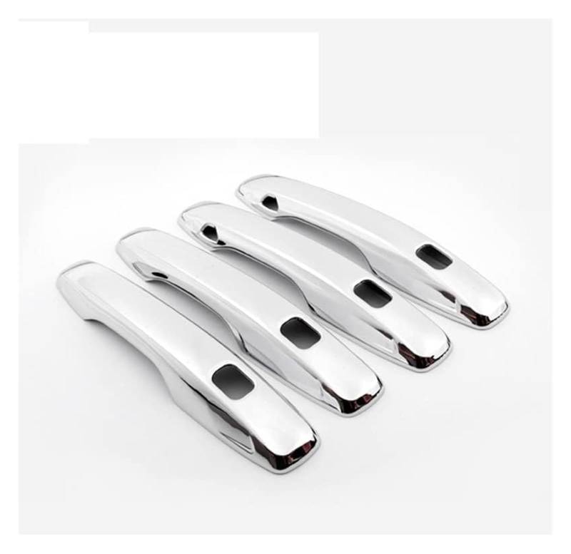 Auto Außentürgriff Kappen Für Volvo XC60 XC90 S90 V90 CC 2018 2019 2020 Auto Türgriff ABS Chrom Außentür Griff Bar Rahmen Abdeckung Trim Zubehör(With Smart Hole 2) von QGMKMVZZBK