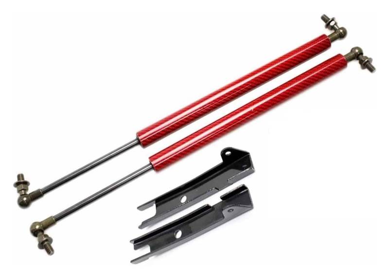 Gasfeder Stoßhebelhebel Für T&oyota Für Hilux SR5 4x4 Pickup 2015-2022 Motorhaubenheberunterstützung Fronthaube Gasdruckfedern Gasfederlift Stoßdämpfer(Carbon Fiber 4) von QGMKMVZZBK