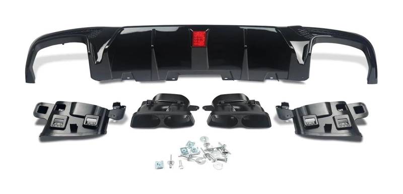 Heckscheibe Dachspoiler Für B&enz W166 X166 GLE400 GLE350 Für AMG Autospoiler Heckspoiler Spoiler Schwarz Glänzend Heckdiffusor W/Spitzen Schwarz von QGMKMVZZBK