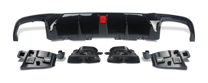 Heckscheibe Dachspoiler Für M&ercedes Für B&enz Für GLE Klasse W166 X166 Für GLE400 Für GLE350 Für AMG 2016-2019 Heckspoiler Heckflügel HECKDIFFUSOR W/TIPPS von QGMKMVZZBK