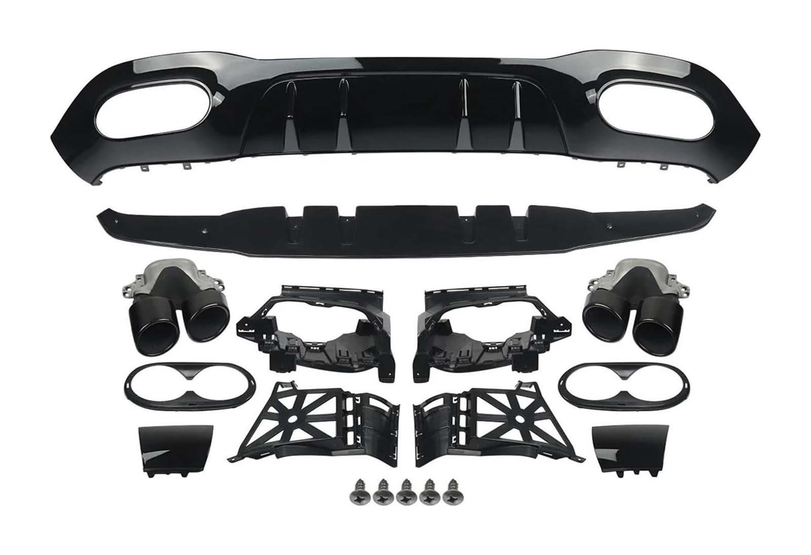 Heckscheibe Dachspoiler Für M&ercedes W177 A-Klasse A45 2019+ Look Heckdiffusor + Auspuffspitzen Autozubehör Autospoiler Heckspoiler Heckscheibe Dachspoiler Für M&ercedes W177 A-Klasse A45 2019+ Look Heckdiffusor + Auspuffspitzen Autozubehör Autospoiler Heckspoiler von QGMKMVZZBK