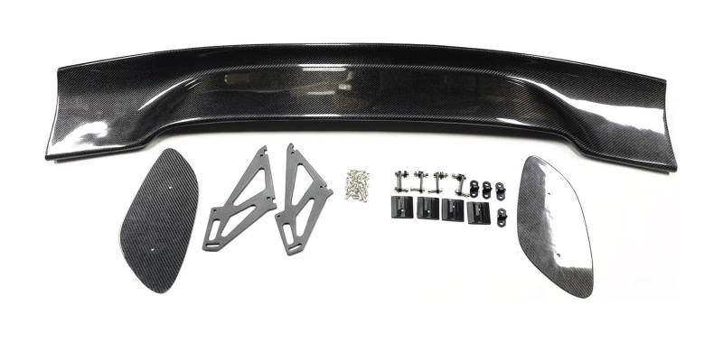 Heckscheibe Dachspoiler Für Universal 57 "Auto 3D 3DI GT JDM Hinten Stamm Spoiler Auto Heckspoiler Flügel Stamm Deckel Oberen Heckklappe Splitter Kofferraumdeckel Klappe von QGMKMVZZBK