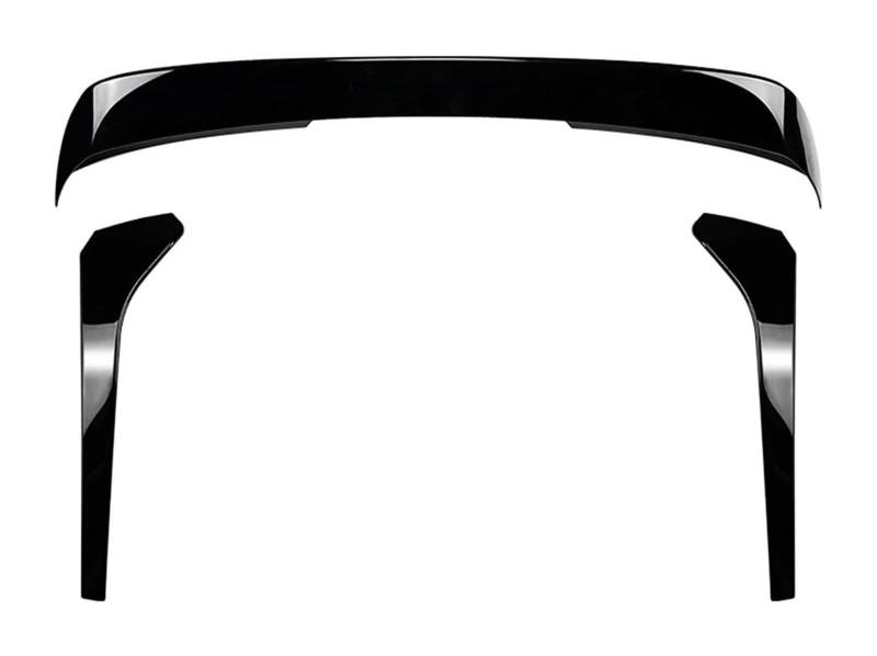 Heckscheibe Dachspoiler Für VW Für T&iguan MK2 2017-2023 Auto Heckspoiler Hinten Stamm Dach Spoiler Flügel + Schwanz Fenster Seite Splitter Trim Lip(Schwarz) von QGMKMVZZBK
