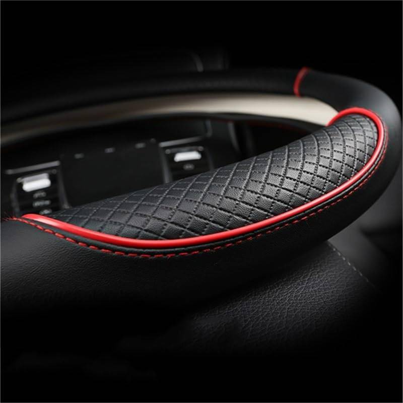 Auto Lenkradbezug Für FIAT Für Panda 2013 2014 2015 2016 2017 2018 2019 2020 2021 2022 Auto Lenkrad Abdeckung Lenkrad Schutz(O Blue) von QGQFDEYUNB