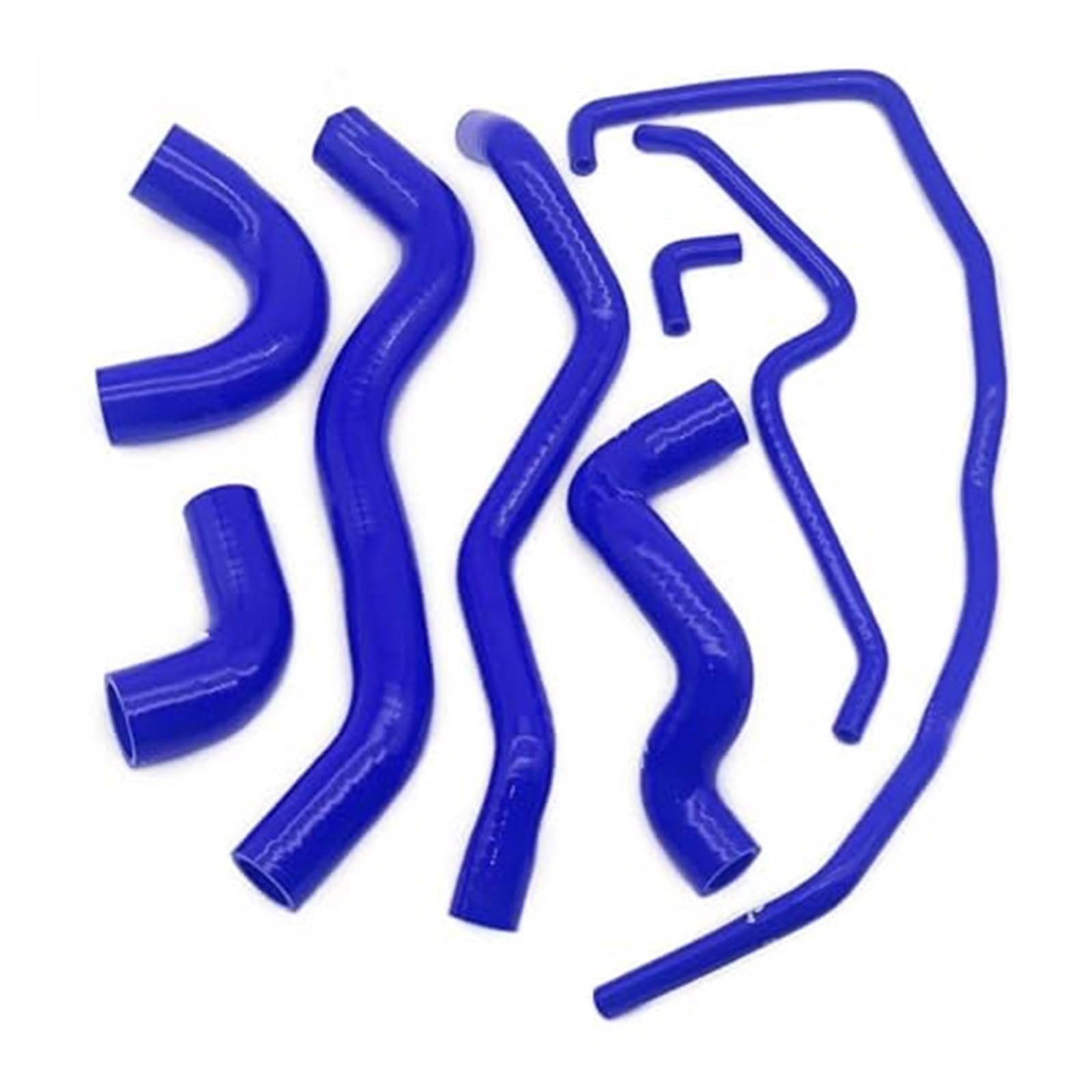 Automobil Ansaugrohr Für FIAT Für Abarth 500 595 695 Silikon-Ansaugschlauch Ersatz-Leistungsteile Wasserkühler-Kühlschlauch-Set Luft(Blue) von QGQFDEYUNB