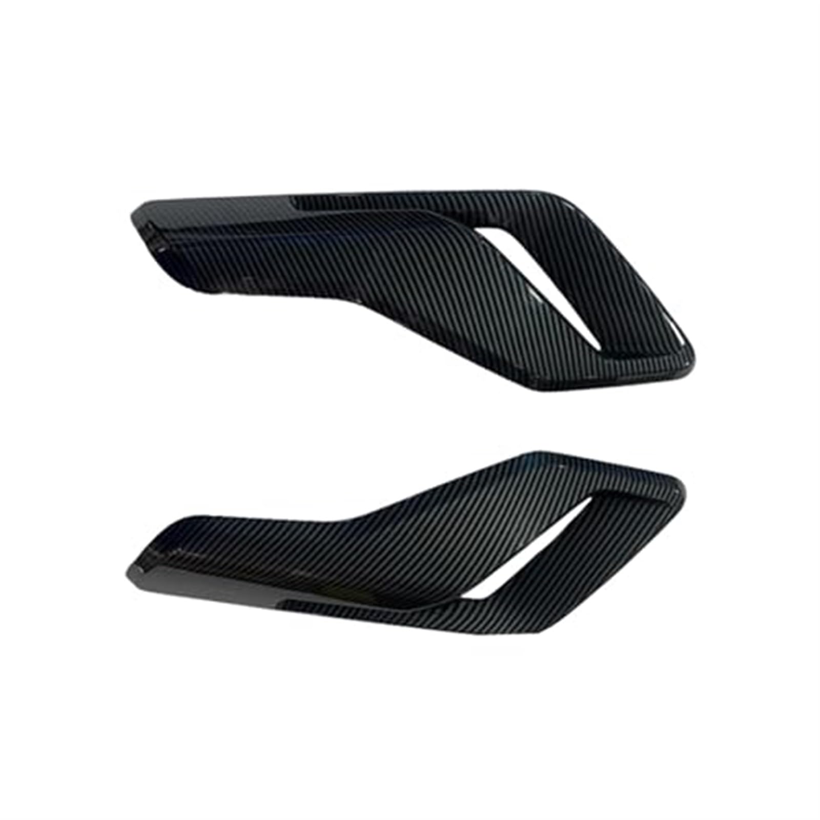 Automobil Ansaugrohr Für Ford Für F150 Für Raptor 2021-2023 Auto Vorderseite Flügel Fender Air Vent Grill Abdeckung Auto Luft einlässe(Carbon Fiber) von QGQFDEYUNB