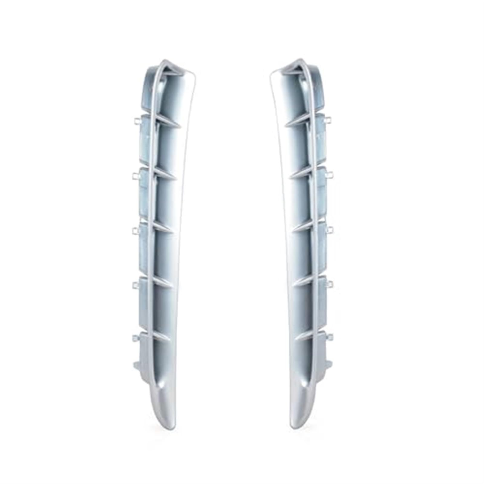 Automobil Ansaugrohr Für Panamera 2010 2011 2012 2013 2014 2015 2016 Auto Front Fender Air Vent Grille Trim Auto Lufteinlässe(Silver one Pair) von QGQFDEYUNB