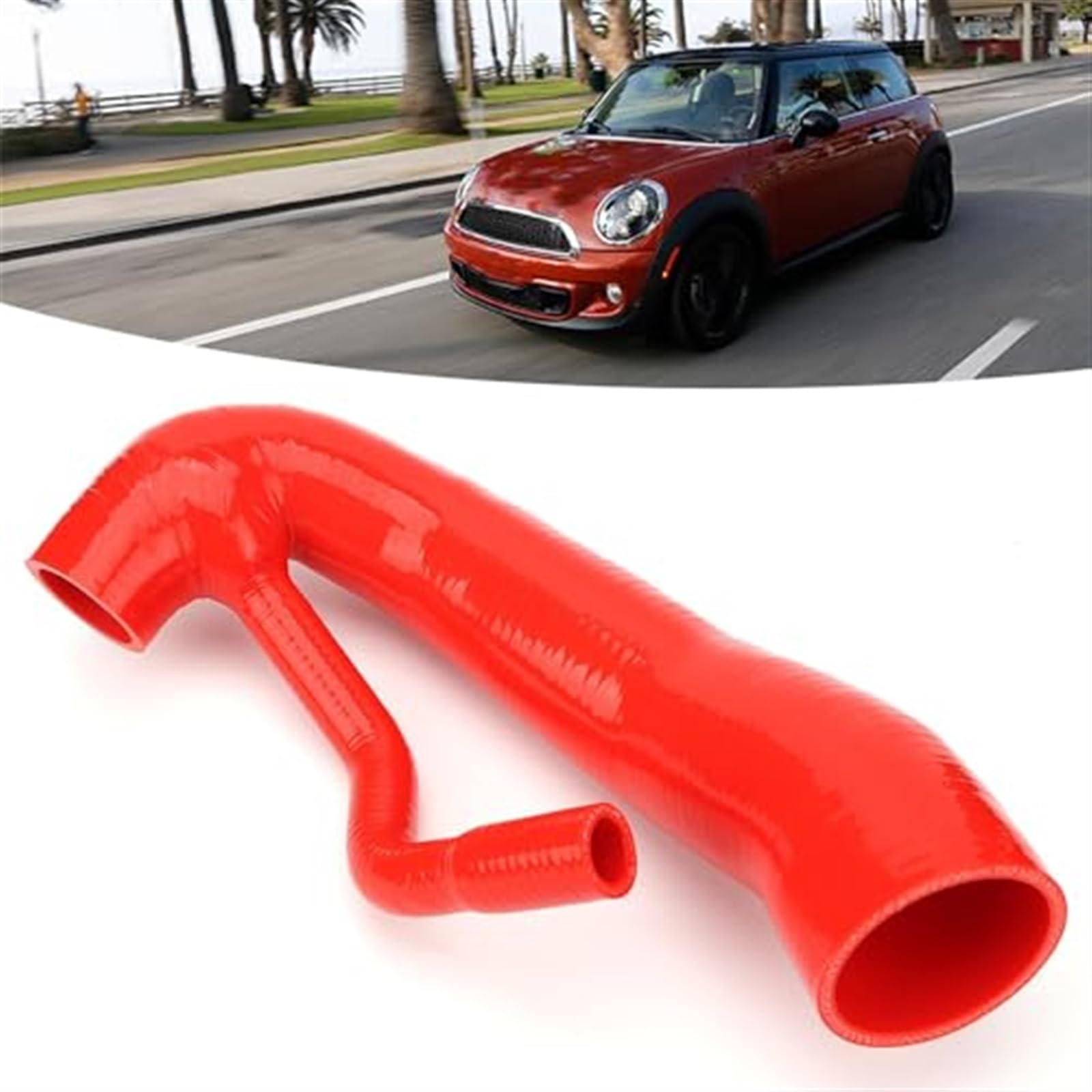 Automobil Ansaugrohr Für S R55 R56 R57 R58 R59 R60 1.6L N18 2011 bis 2013, Motorluftansaugschlauch, Ansaugschlauch, passend für Ansaugfilterrohr C(C) von QGQFDEYUNB