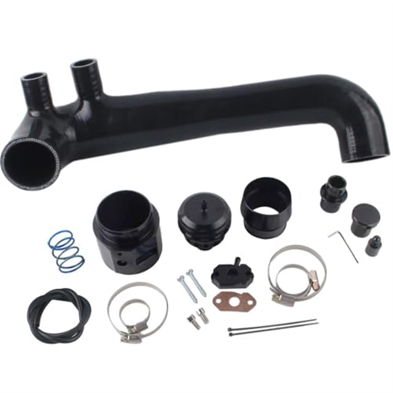Automobil Ansaugrohr Für Seat für Ibiza 1.2 für Tsi 1.4tsi für Leon 1.2 für Tsi ab 2015 Induktionsrohr Luftansaugrohr Auto Dump Blow Off Ventil-Kits(Black Hose) von QGQFDEYUNB