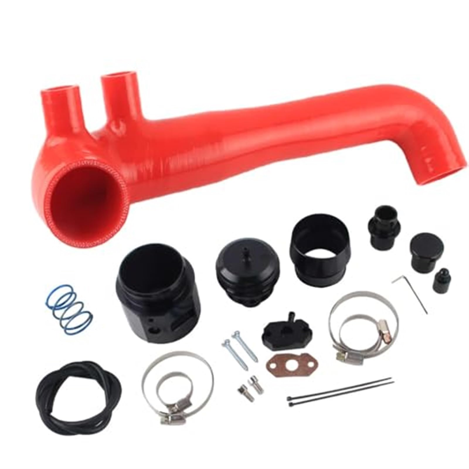 Automobil Ansaugrohr Für Seat für Ibiza 1.2 für Tsi 1.4tsi für Leon 1.2 für Tsi ab 2015 Induktionsrohr Luftansaugrohr Auto Dump Blow Off Ventil-Kits(Red Hose) von QGQFDEYUNB