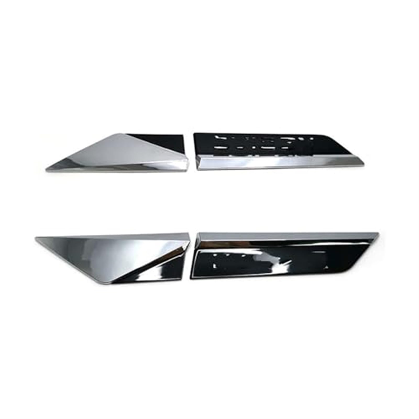 Automobil Ansaugrohr Für Skoda Auto Seitenflügel Kotflügel Emblem Aufkleber Auto Lufteinlässe(Chrome Black) von QGQFDEYUNB