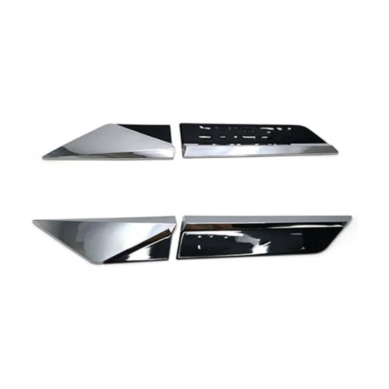 Automobil Ansaugrohr Für Skoda Auto Seitenflügel Kotflügel Emblem Aufkleber Auto Lufteinlässe(Chrome Black) von QGQFDEYUNB