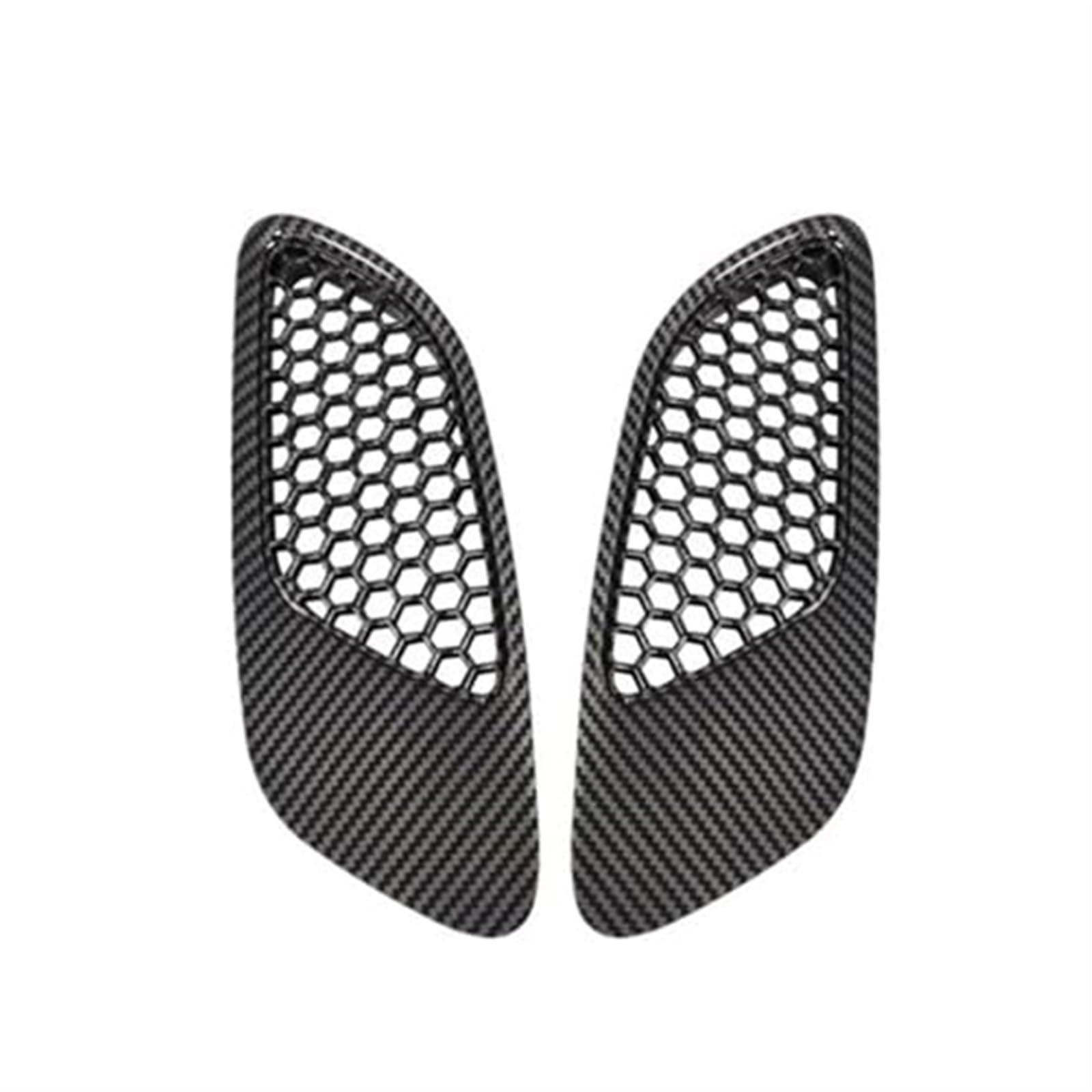 Automobil Ansaugrohr Für VW Für Golf 6 7 MK6 MK7 Für GTI Für GTD R Auto Motorhaube Vent Lamellen Air Scoop Motorhaube Vent Abdeckung Lufteinlass Abdeckung(Carbon Fiber Look) von QGQFDEYUNB