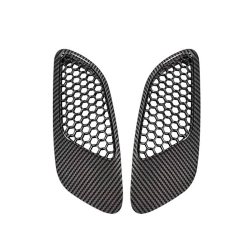 Automobil Ansaugrohr Für VW Für Golf 6 7 MK6 MK7 Für GTI Für GTD R Auto Motorhaube Vent Lamellen Air Scoop Motorhaube Vent Abdeckung Lufteinlass Abdeckung(Carbon Fiber Look) von QGQFDEYUNB
