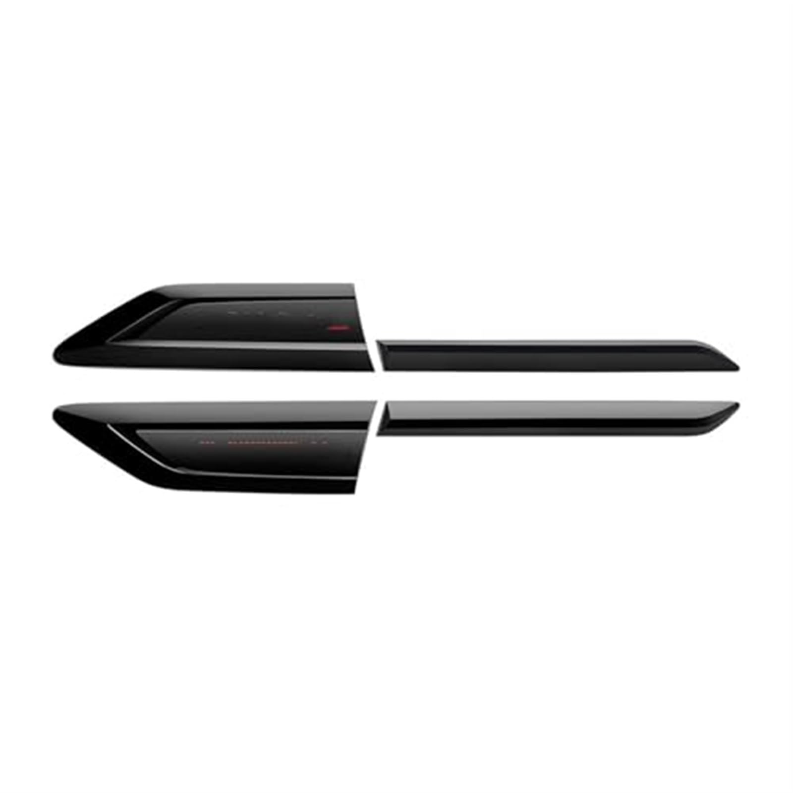 Automobil Ansaugrohr Für VW Für Tiguan Für Auto Seite Kotflügel Kotflügel Aufkleber Seite Vent Dekorative Aufkleber(‎Black) von QGQFDEYUNB