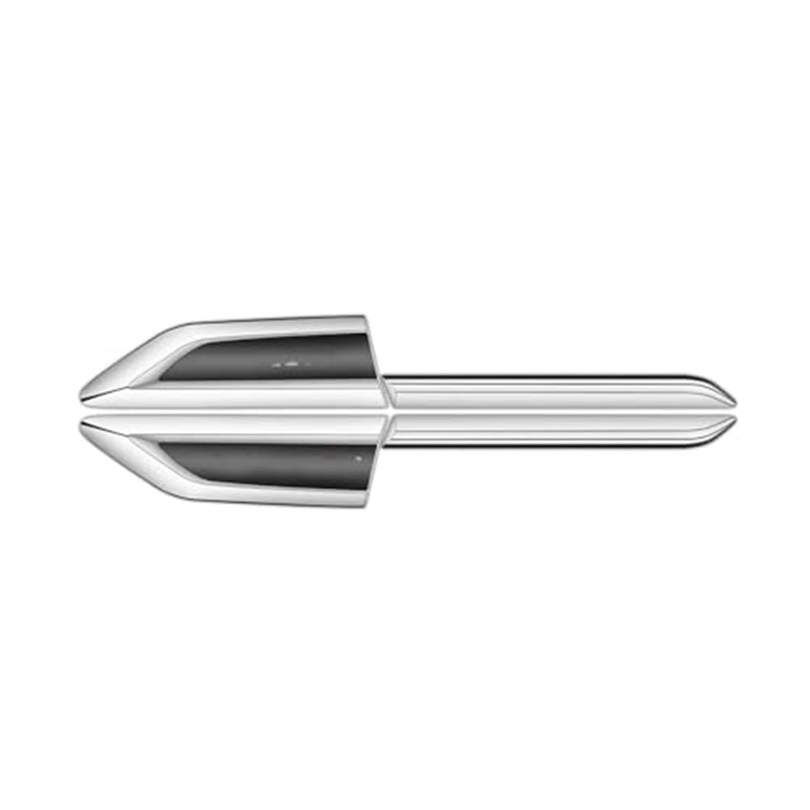 Automobil Ansaugrohr Für VW Für Tiguan Für Auto Seite Kotflügel Kotflügel Aufkleber Seite Vent Dekorative Aufkleber(‎Silver) von QGQFDEYUNB