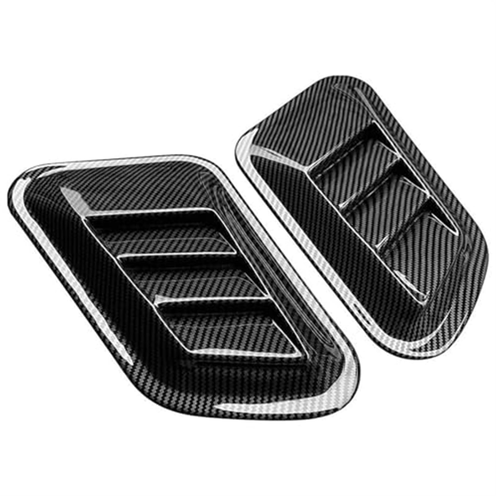 Automobil Ansaugrohr Für X3 2011 2012 2013 2014 2015-2021 2022 2023 Auto Haube Air Flow Intake Scoop Motorhaube Vent Abdeckung Trim Aufkleber Turbo Motorhaube(Carbon Fiber Look) von QGQFDEYUNB