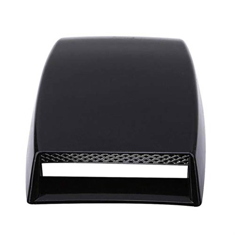 Automobil Ansaugrohr Universal Car Hood Scoop Sport Racing Air Flow Intake Turbo Bonnet Hood Vent Grille Cover White(Black) von QGQFDEYUNB