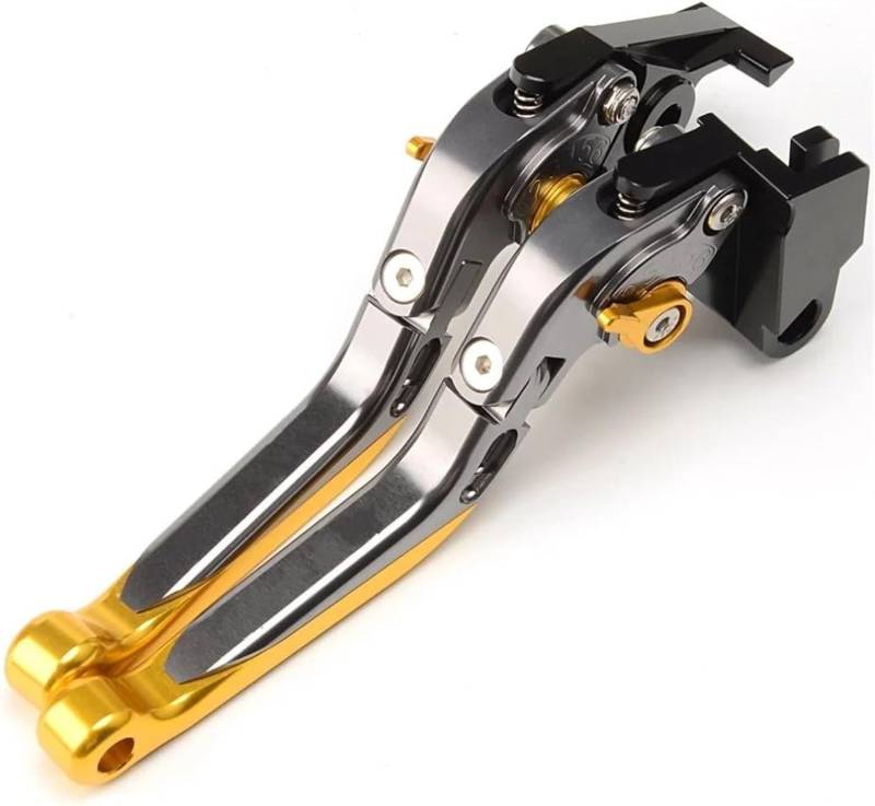 Für Cbr1000rr Cbr1000 Rr Cbr1000rr 2008-2016 Motorradbremskupplungshebel Ausziehbar Klappbar Verstellbar Motorrad Griff Bremshebel(Yellow) von QGQFDEYUNB