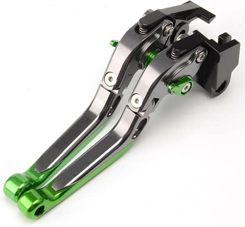 Für Suzuki Für GSX-R GSXR 750 600 GSXR600 GSXR750 K4 K5 2004 2005 Motorradbremskupplungshebel Ausziehbar Klappbar Verstellbar Motorrad Griff Bremshebel(Green) von QGQFDEYUNB