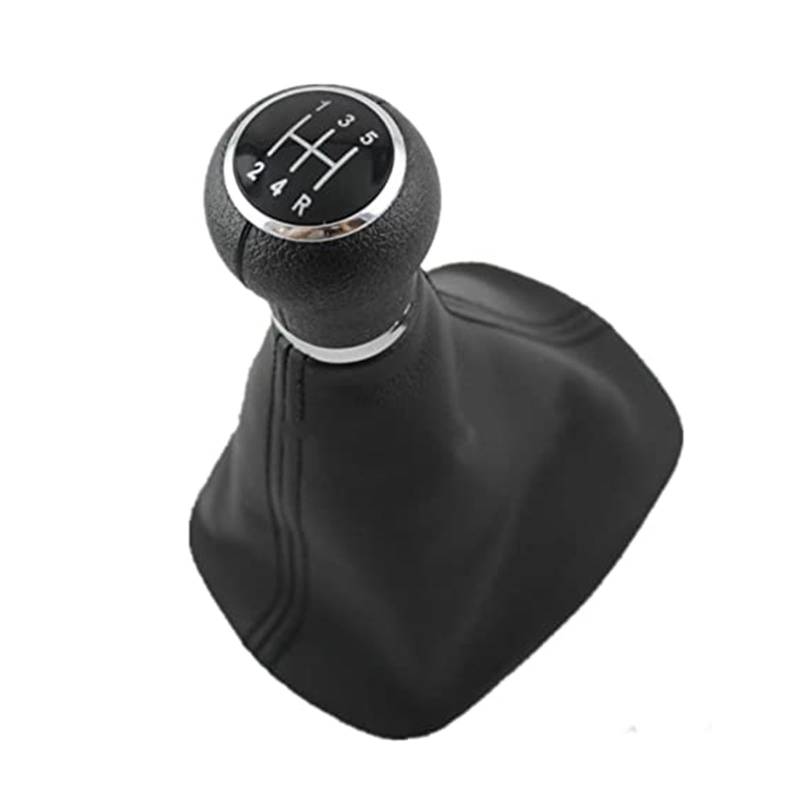 Für VW Für Passat B5 1997 1998 1999 2000 2001 2002 2003 2004 2005 5 Geschwindigkeit Mit Leder Boot Auto Schaltknauf Kopf Schaltknauf Hebel Auto von QGQFDEYUNB