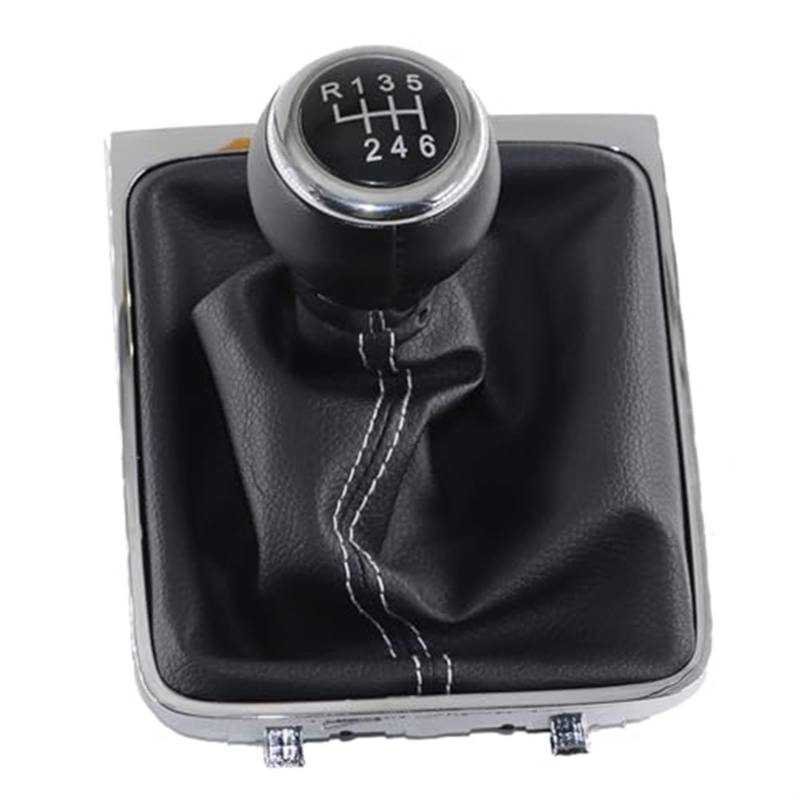Für VW für Passat B6 CC 3C R36 2005 200 2007 2008 2009 2010 2011 5/6 Gang Schaltknauf Hebel Stick Gamasche Boot Abdeckung Kragen Schaltknauf Hebel Auto(‎6 Speed Type 6) von QGQFDEYUNB