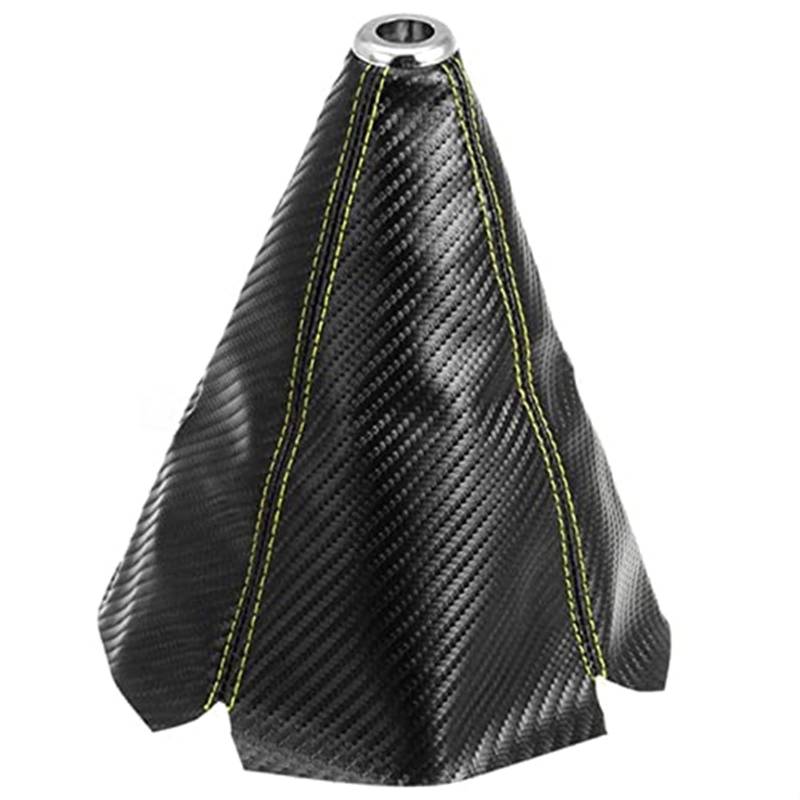 Universal Carbon Fiber Leder Manuelle Schaltknauf Gamasche Automatische Shifter Boot Abdeckung Linie Auto Schaltknauf Kopf Schaltknauf Hebel Auto(‎2) von QGQFDEYUNB