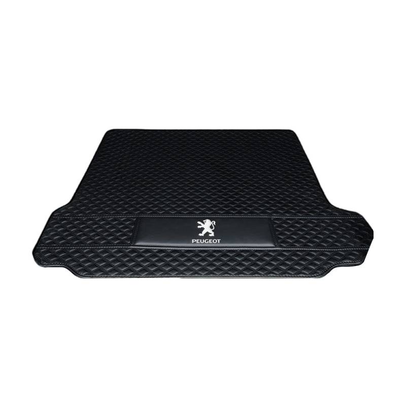 1 Set Auto Kofferraum Matte für Peugeot 4008 17-24 Auto Liner Protektor Maßgeschneiderte Seitenstoßstange Schutz Original 3D X 7Seatscannen,normal-BlackStyle von QHYFDC