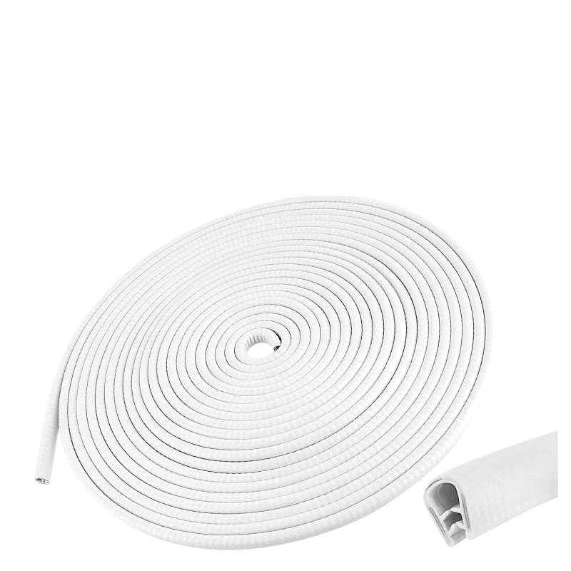 Kantenschutz für Autotüren, für Peugeot 208 2012-2024/Peugeot Expert 2000-2024 Kantenschutz, Gummidichtung, Schutz mit U-Form, Autoschutz, Türkantenschutz,20M-White von QHYFDC