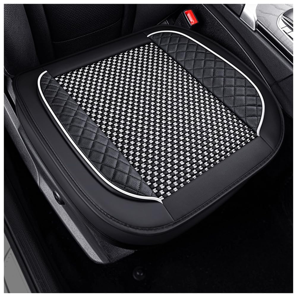 Sitzkissen Auto für Peugeot 208 e208 GT GT Line 2020-2023, Autositzkissen für Vordersitze, Anti Rutsch Atmungsaktiv Sitzschoner, für Autos, Bürositze,normal-B Black White Sitzkissen Auto für Peugeot 208 e208 GT GT Line 2020-2023, Autositzkissen für Vordersitze, Anti Rutsch Atmungsaktiv Sitzschoner, für Autos, Bürositze,normal-B Black White von QHYFDC