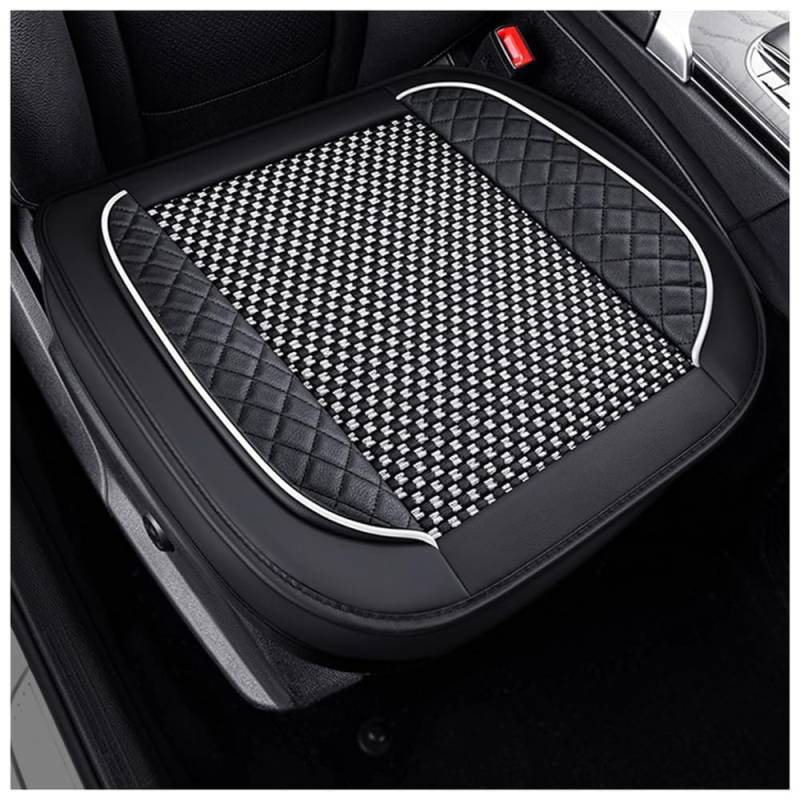 Sitzkissen Auto für Peugeot 208 e208 GT GT Line 2020-2023, Autositzkissen für Vordersitze, Anti Rutsch Atmungsaktiv Sitzschoner, für Autos, Bürositze,normal-B Black White von QHYFDC