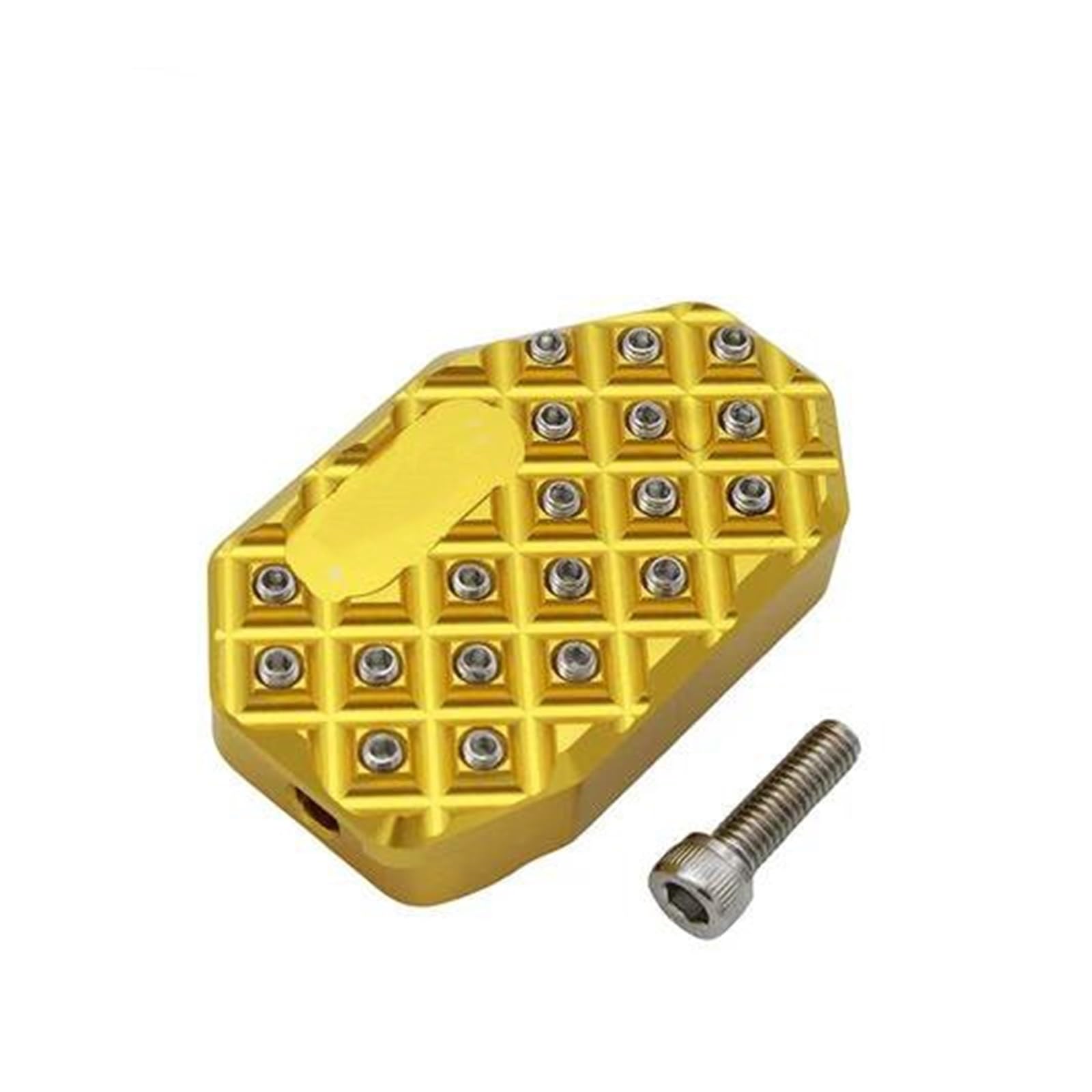 Aluminiumpedal Für CFMOTO 450SS 450SR 450 SR SS 2022-2024 Motorrad Fuß Hinten Bremsbelag Vergrößern Verlängerung Peg Pad Extender Teile(Gold) von QIBOZNG