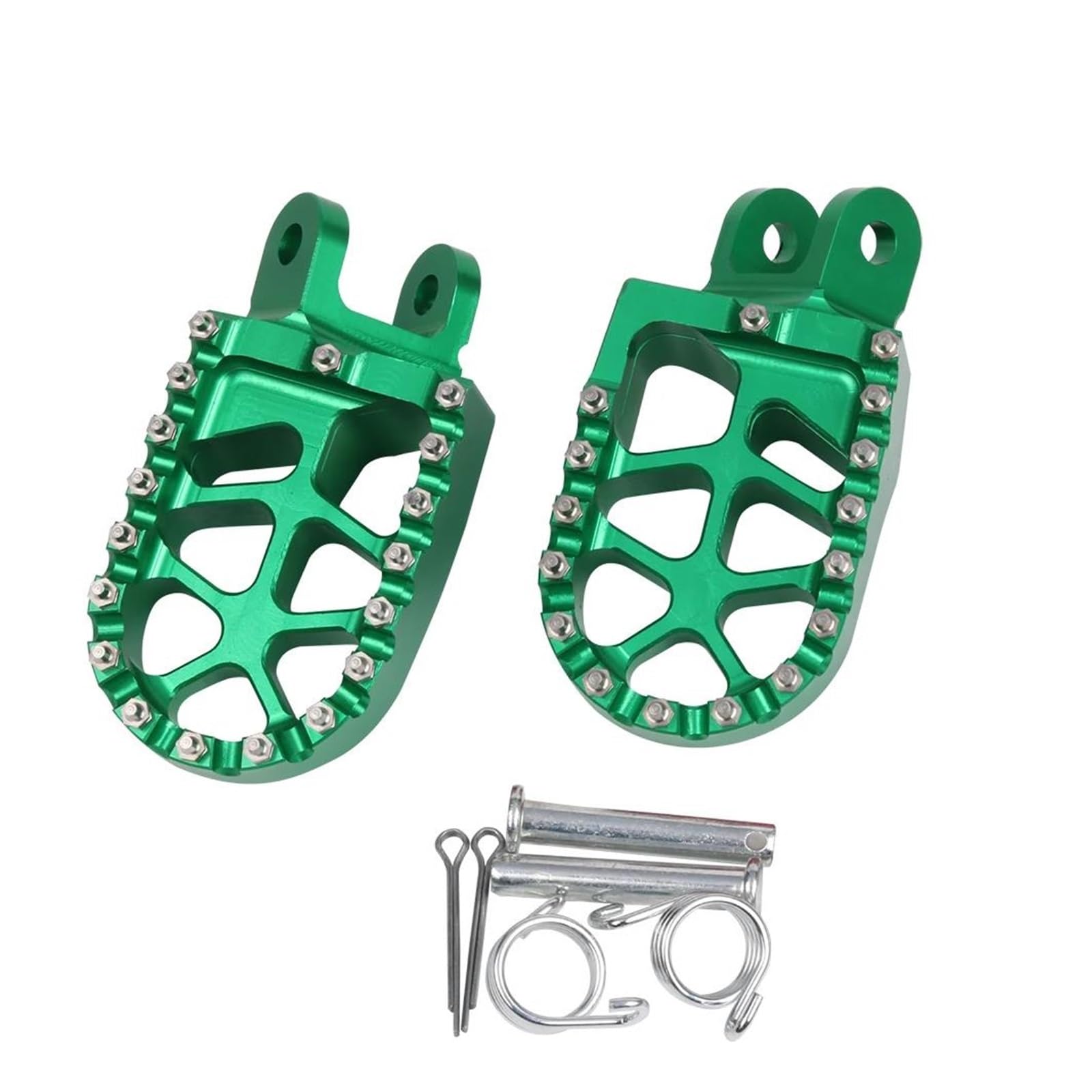Aluminiumpedal Für H&ONDA AFRICA TWIN XRV 650 XRV 750 XRV650 XRV 750 650 XRV 750 XRV 1990 Motorrad Fußstützen Pedale(Green) von QIBOZNG
