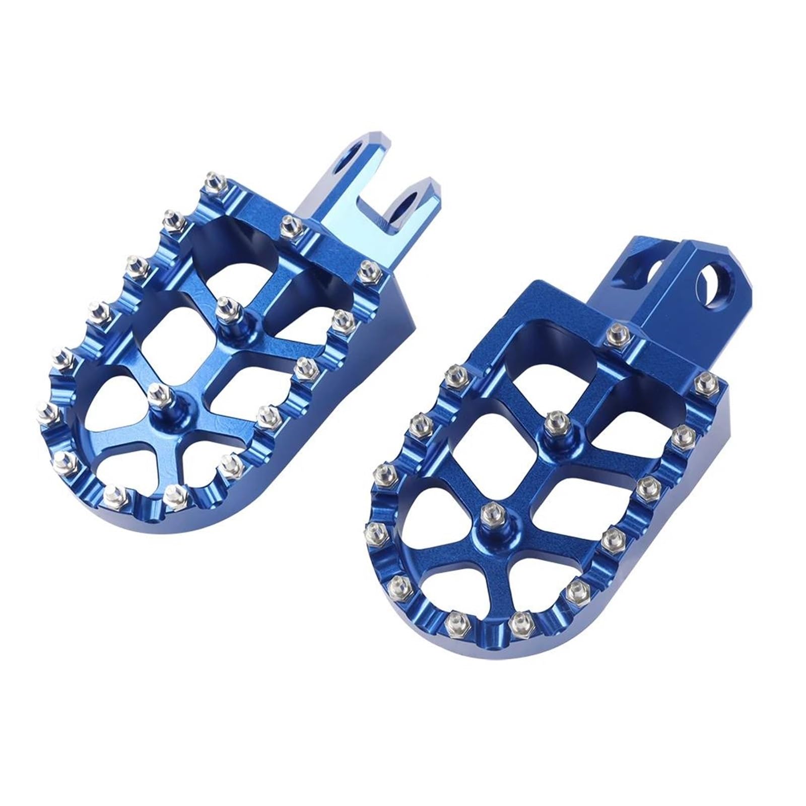 Aluminiumpedal Für Suzuki DRZ400S DRZ400SM DRZ400 DRZ 400 S 400SM 400E 400 S SM E RM125 RM250 Pedale Fußstütze Fußrasten(Blue) von QIBOZNG