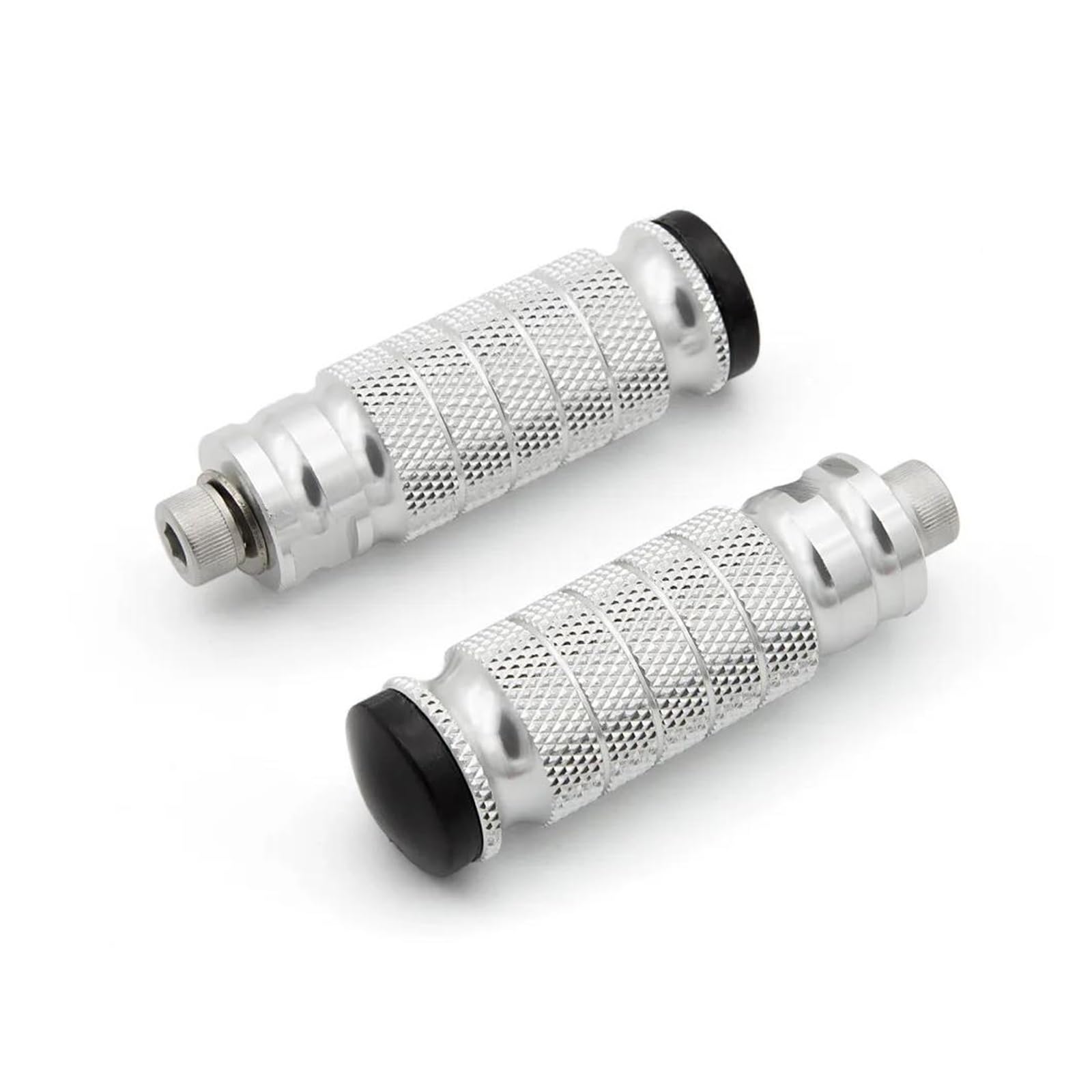 Aluminiumpedal Für Suzuki GSR600 GSKSR 750 GSR1000 K1 K2 Kz Kch K5 Ksh Ksh 1999-2025 CNC Modifizierte Fußrastenanlage Fußstütze Pedal(Silver) von QIBOZNG