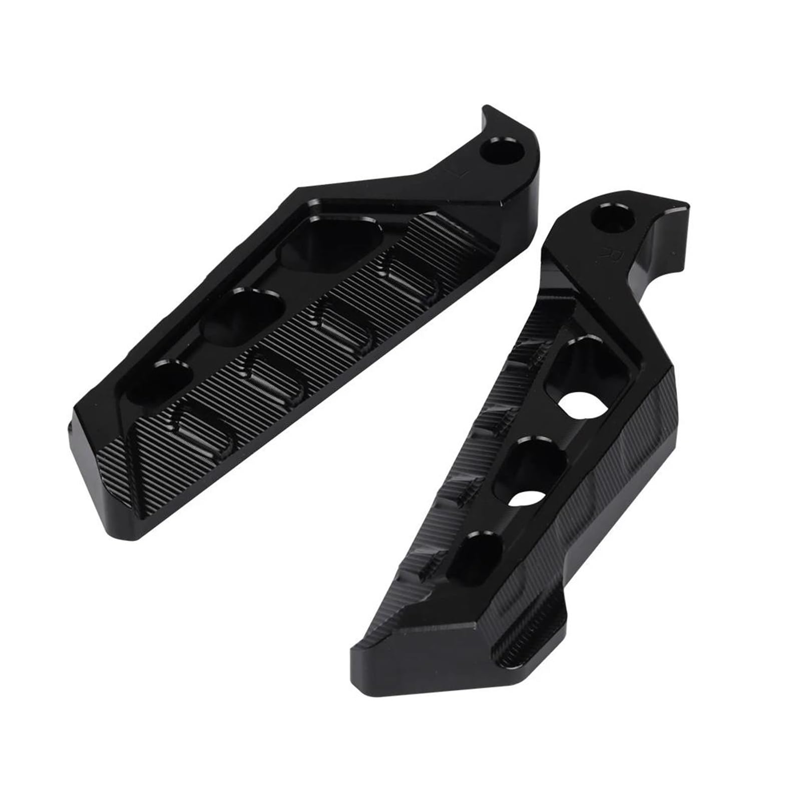 Aluminiumpedal Für YAM&AHA XMAX300 XMAX250 X MAX Xmax 125 250 300 400 NMAX155 NMAX 155 Teile Hinten Pedal Passagier Fußstütze(Black) von QIBOZNG