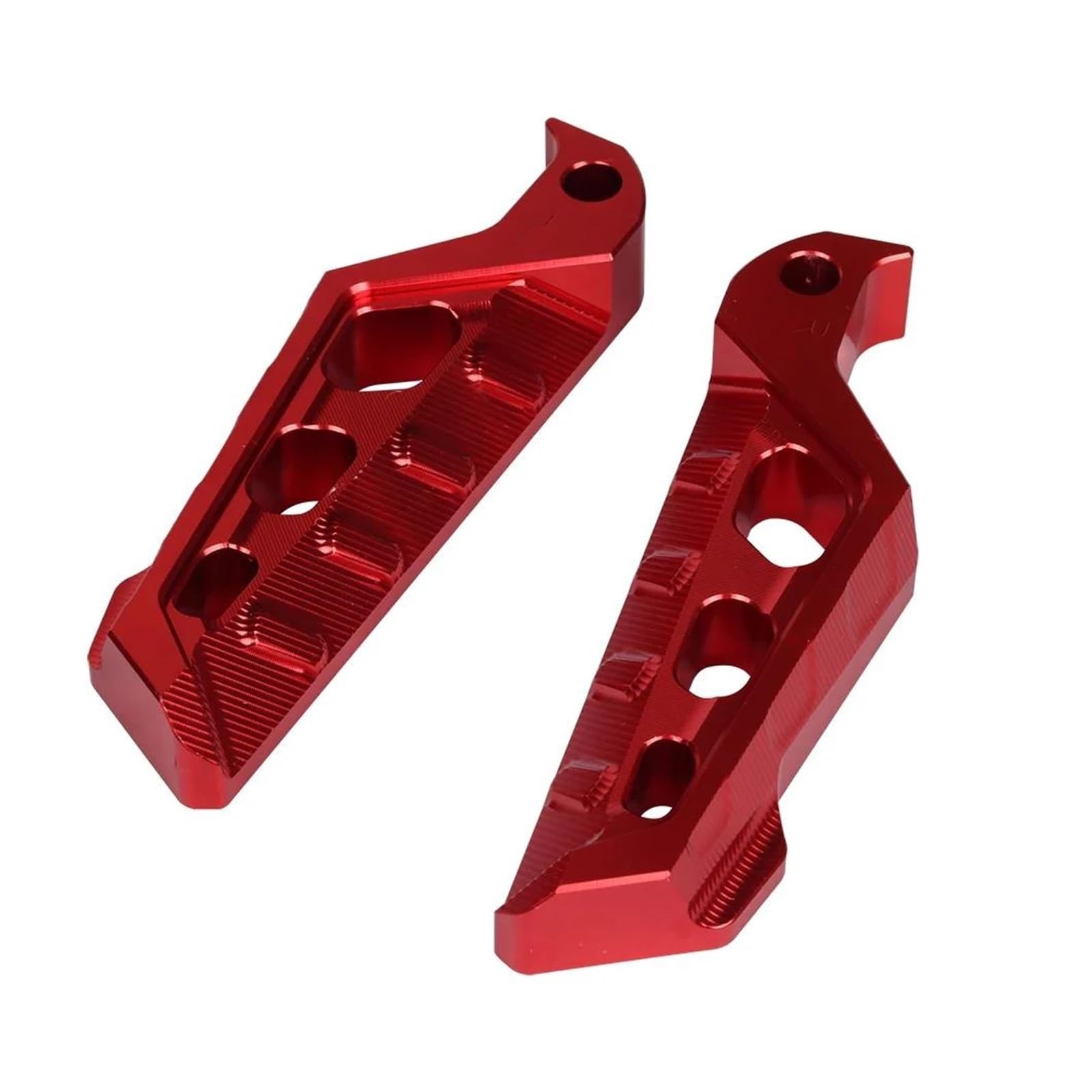 Aluminiumpedal Für YAM&AHA XMAX300 XMAX250 X MAX Xmax 125 250 300 400 NMAX155 NMAX 155 Teile Hinten Pedal Passagier Fußstütze(Red) von QIBOZNG