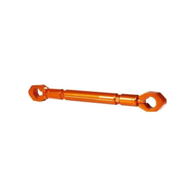 QIBOZNG Griffe Balance Bar 22mm Motorrad Lenker Griff Grip Einstellbare Querlatte Balance Halterung Regler Lenkrad Verstärkung(Orange) von QIBOZNG