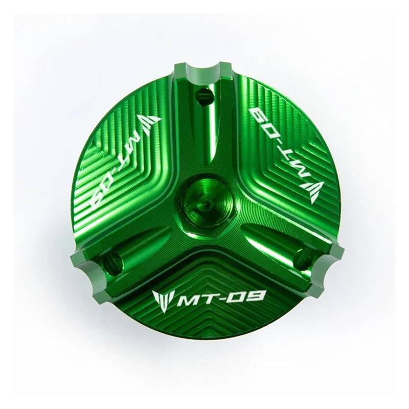 Öleinfüllschutzkappe Für YAM&AHA MT09 Mt 09 MT09 SP 2021 Tracer 900 GT FZ 09 FJ 09 Billet Motor Öl Stecker(Green) von QIBOZNG