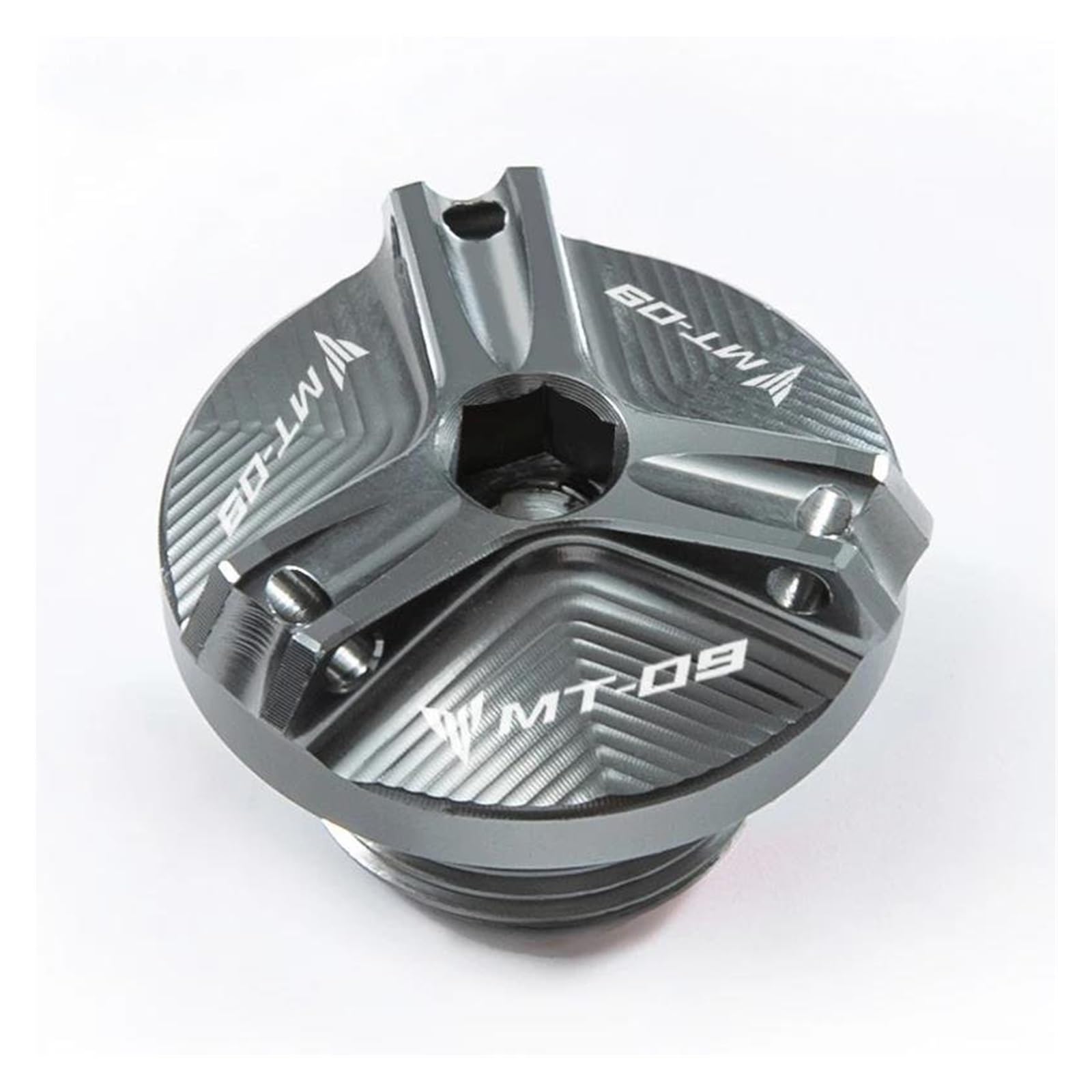 Öleinfüllschutzkappe Für YAM&AHA MT09 Mt 09 MT09 SP 2021 Tracer 900 GT FZ 09 FJ 09 Billet Motor Öl Stecker(Titanium) von QIBOZNG